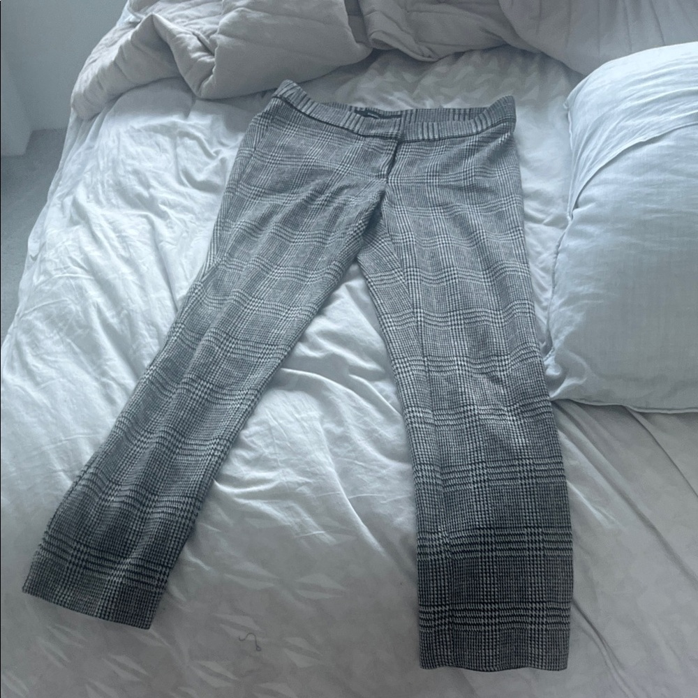 Amanda & Chelsea Blue and White Checkered Pant